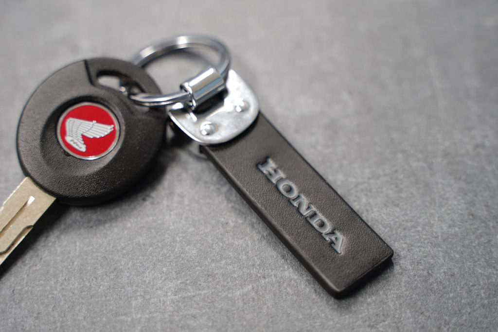 ホンダ純正レザーキーリング