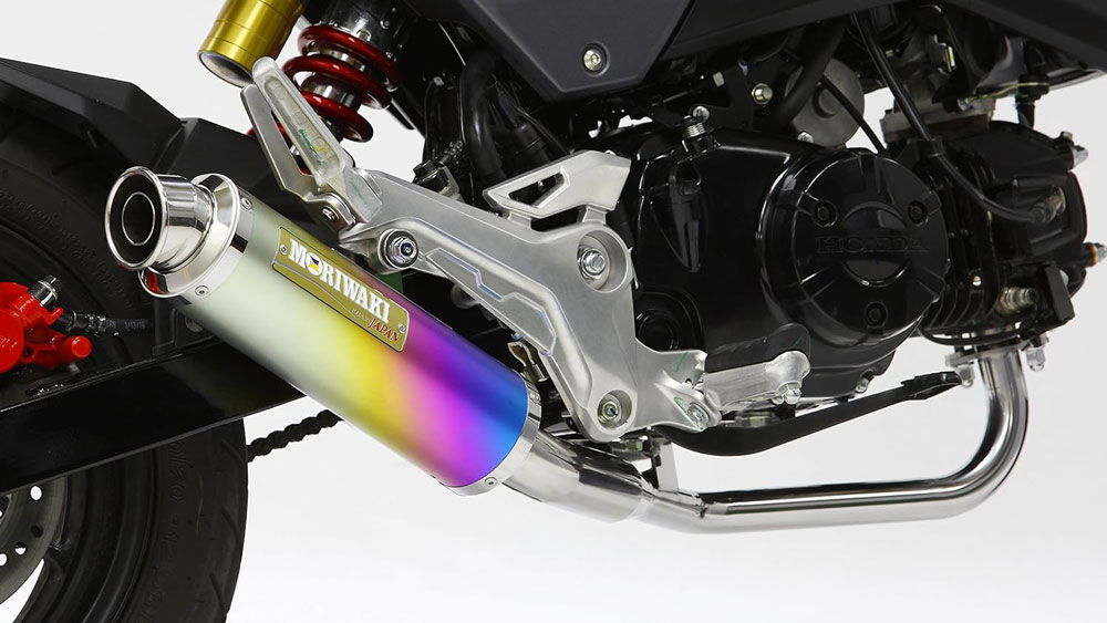 モリワキ Monkey125 Full Exhaust ZERO UP ANO（アノダイズド