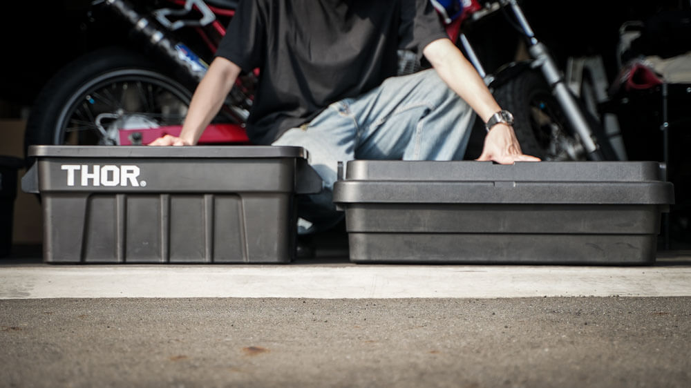 トランクカーゴとTHORコンテナの外観比較