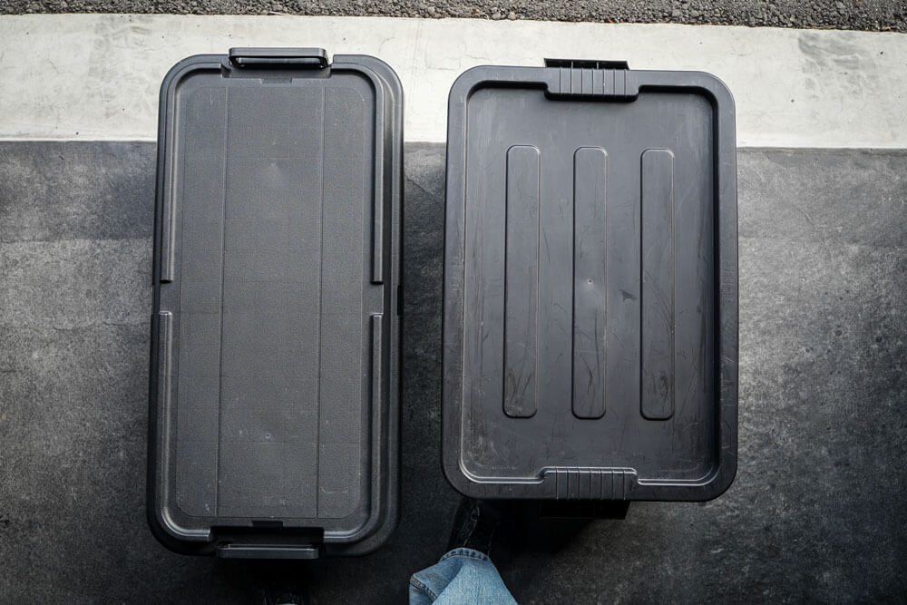 トランクカーゴとTHORコンテナの外観比較