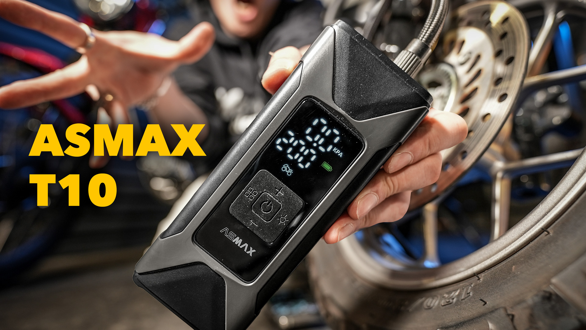 電動空気入れ ASMAX T10レビュー