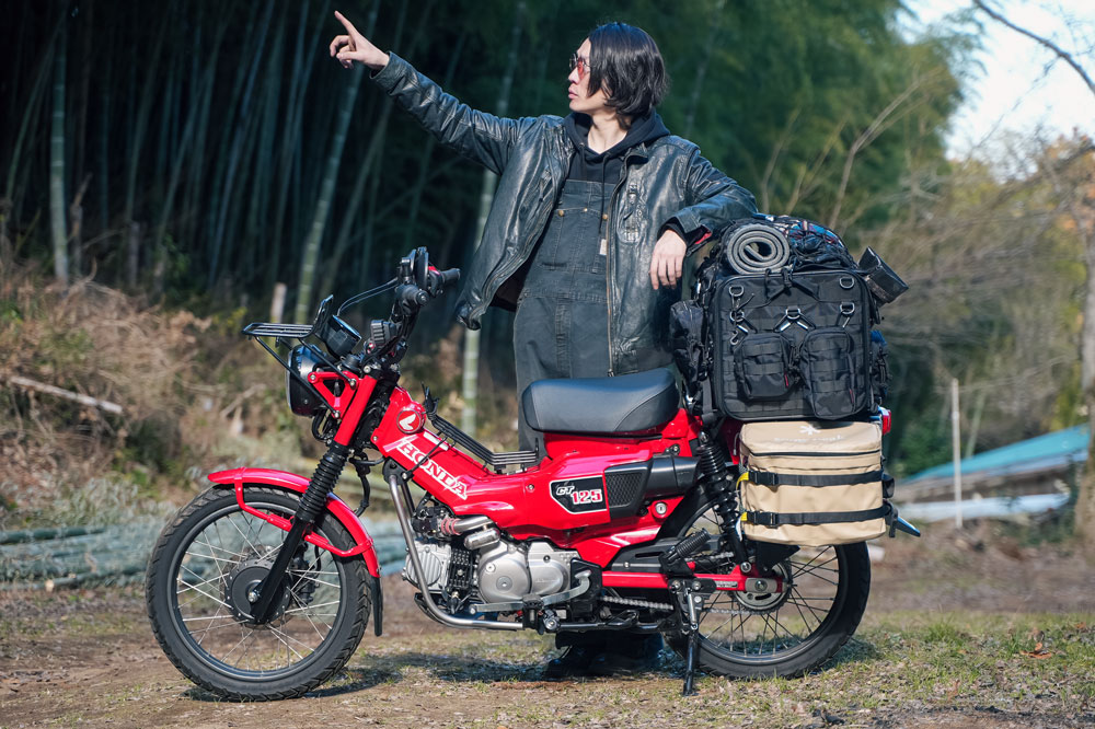 ハンターカブの積載