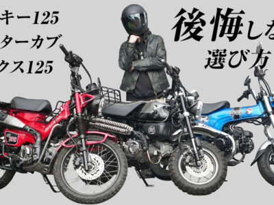 モンキーハンターカブダックスの比較