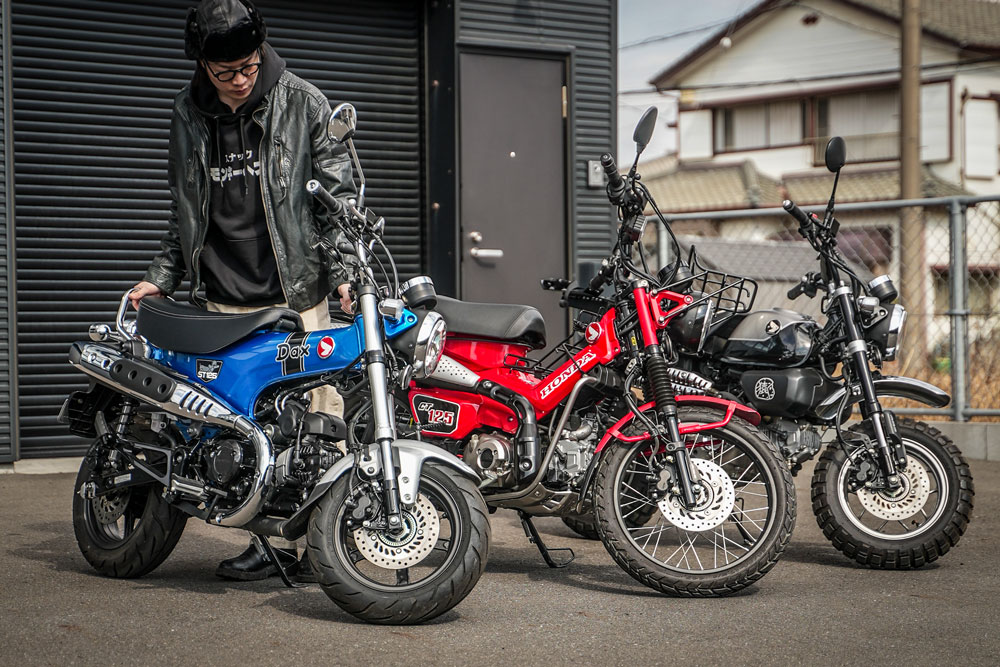 モンキー、ハンターカブ、ダックス比較