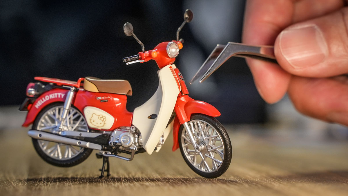 サンリオ×スーパーカブの食玩レビュー