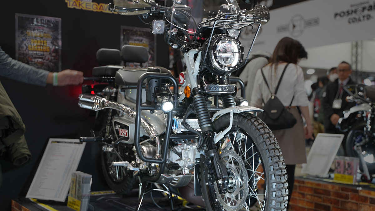 ハンターカブCT125のカッコいいアウトドアカスタム